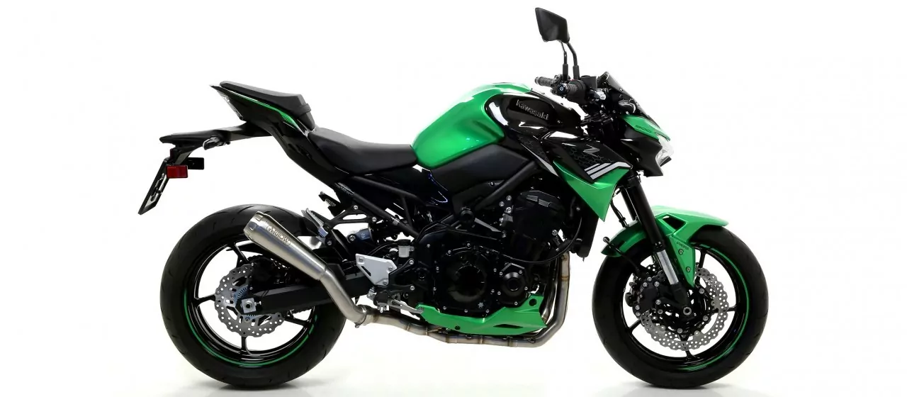 Arrow Pro-Race Edelstahl Schwarz Kawasaki Z 900 20