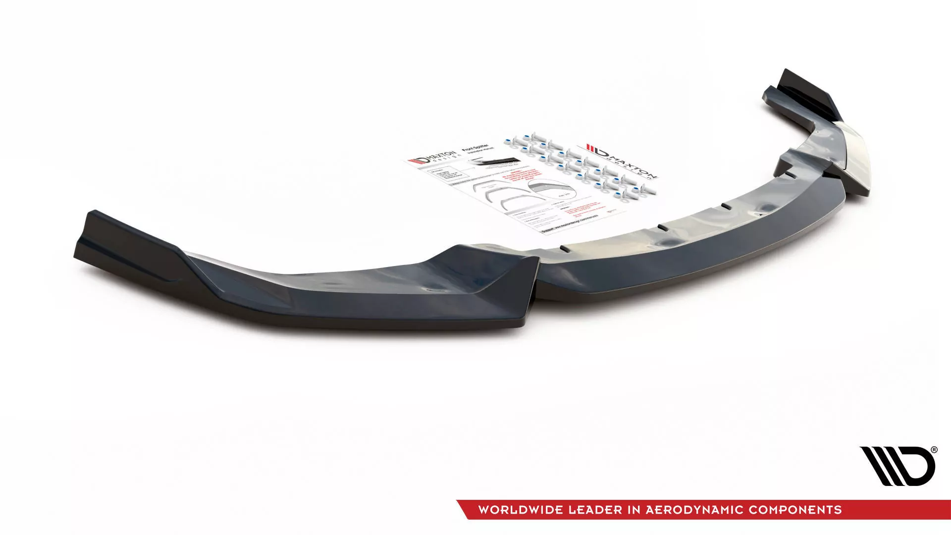 Front Ansatz V.2 Für BMW M2 Competition F87 Schwarz Hochglanz