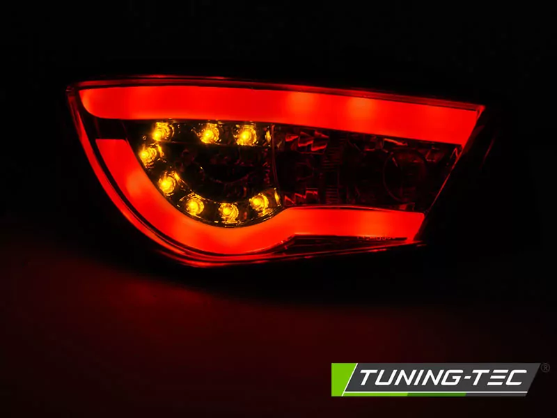 Led Bar Tail Lights Smoke Fits Seat Ibiza 6j 3d 06.08-12