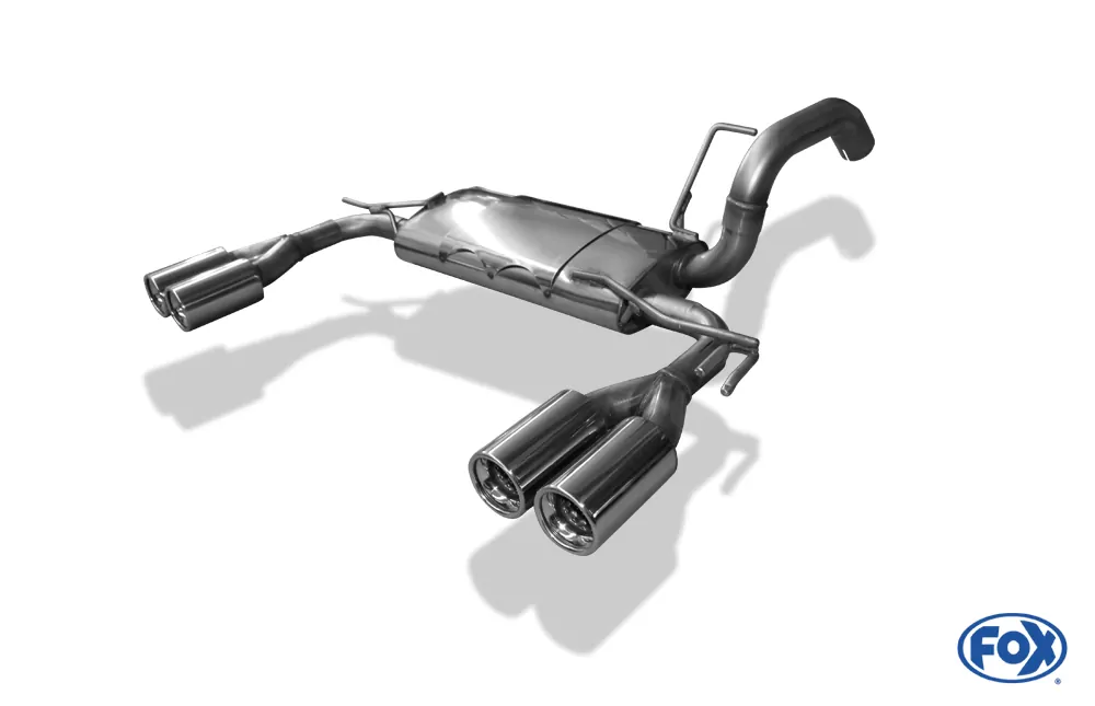 Mitsubishi Colt Typ Z30 5-türer  Endschalldämpfer Ausgang rechts/links - 2x80 Typ 13 rechts/links