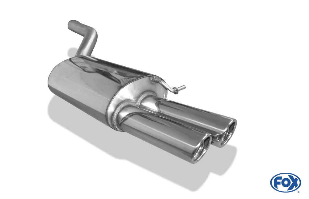 Skoda Octavia Typ 1Z RS inkl. Facelift  Endschalldämpfer einseitig - 2x80 Typ 17