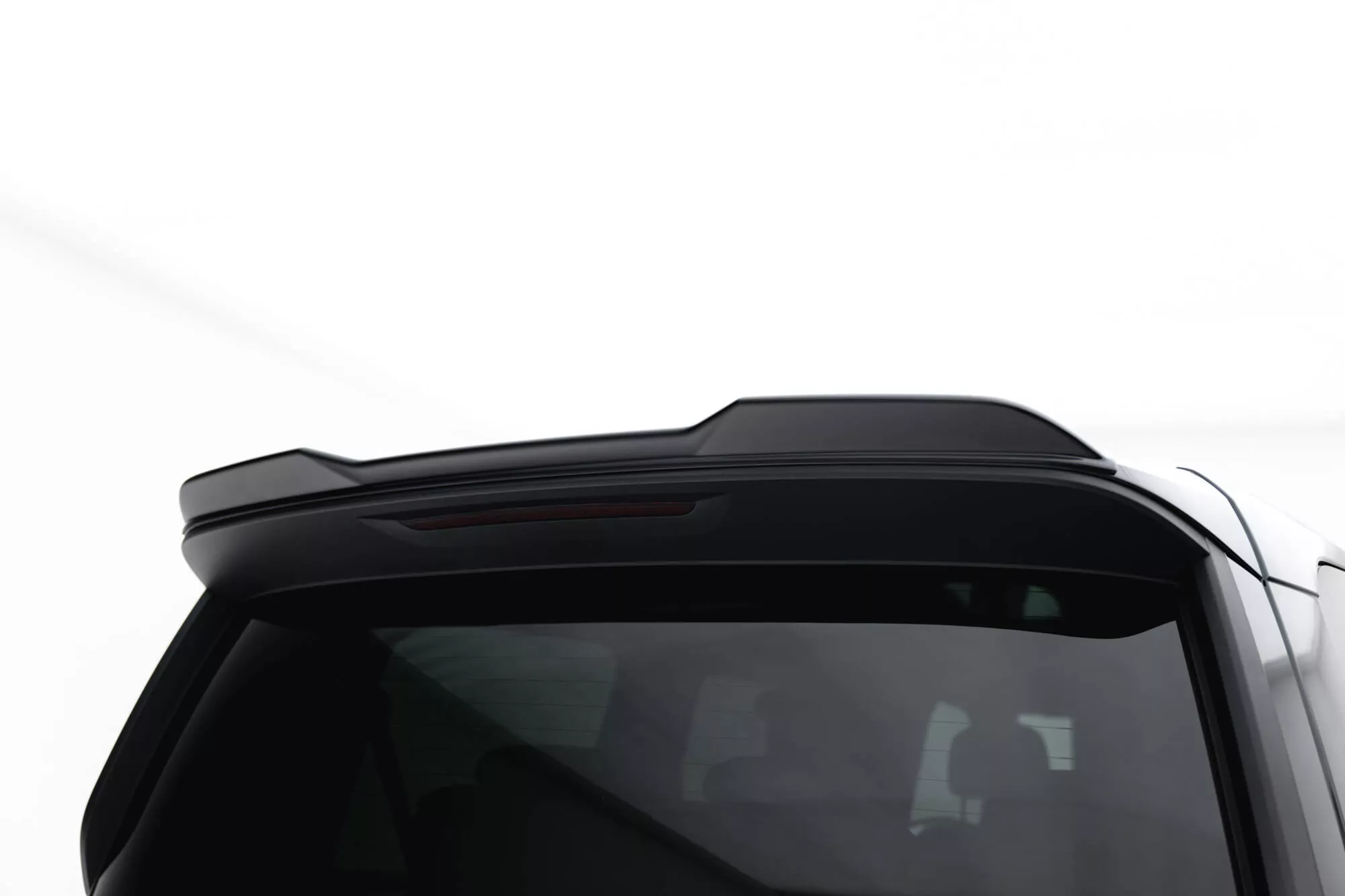 Spoiler CAP Für 3D Volkswagen Multivan Long T7 Schwarz Hochglanz