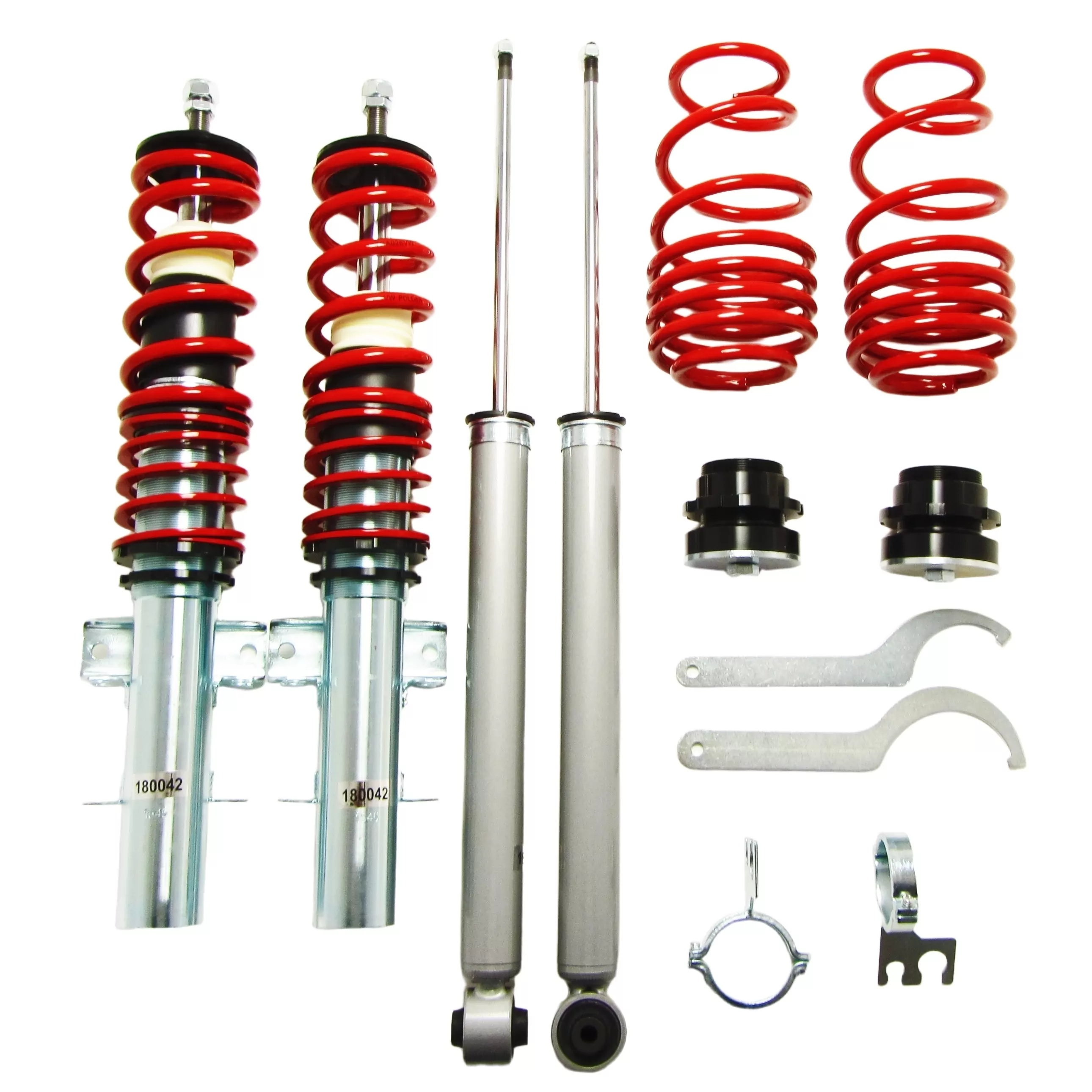 Redline Gewindefahrwerk Audi A1 8X 1.2 TFSI/ 1.4 TFSI/1.6 TDI/ 2.0 TDI, 2010-, Gewinde/ Feder