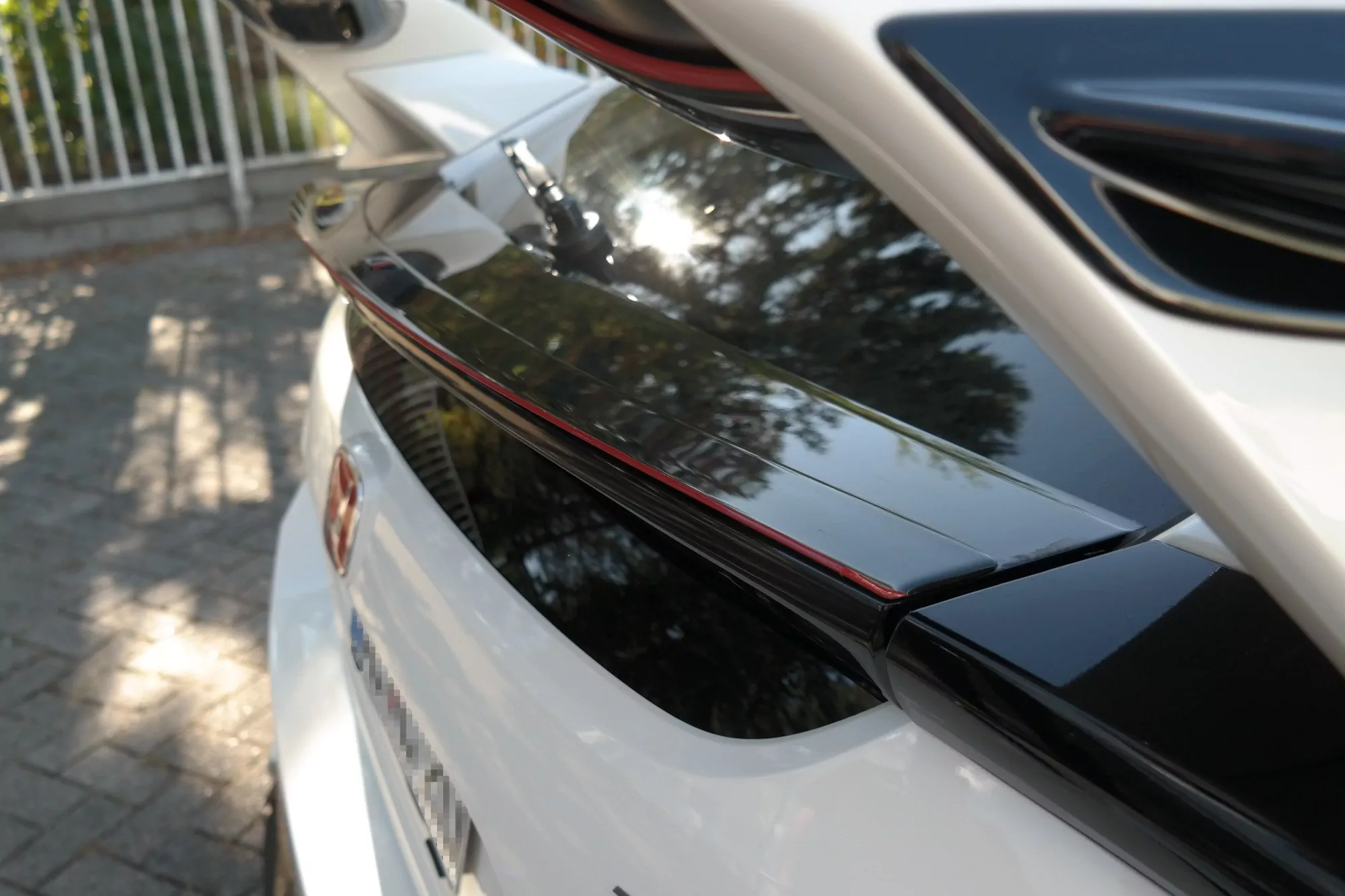 Unterer Spoiler CAP Passend Für V.3 Passend Für HONDA CIVIC X TYPE R Schwarz Hochglanz Schwarz Hochglanz