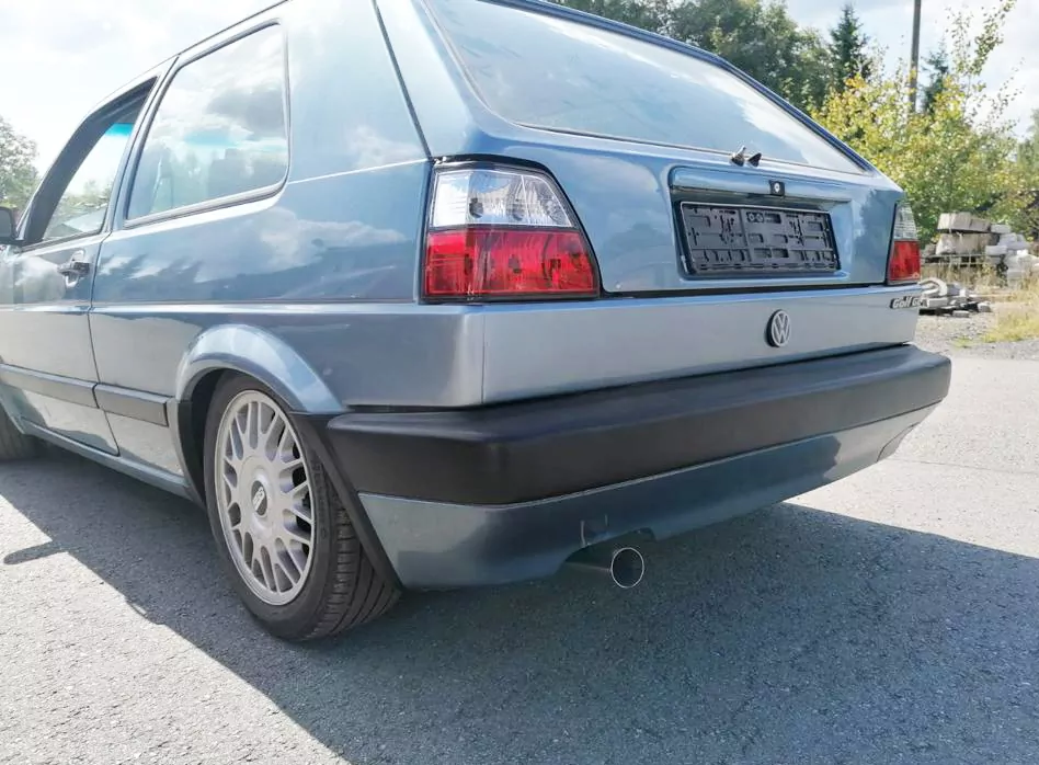 VW Golf II Typ 19E  Endschalldämpfer - 1x63 Typ 10