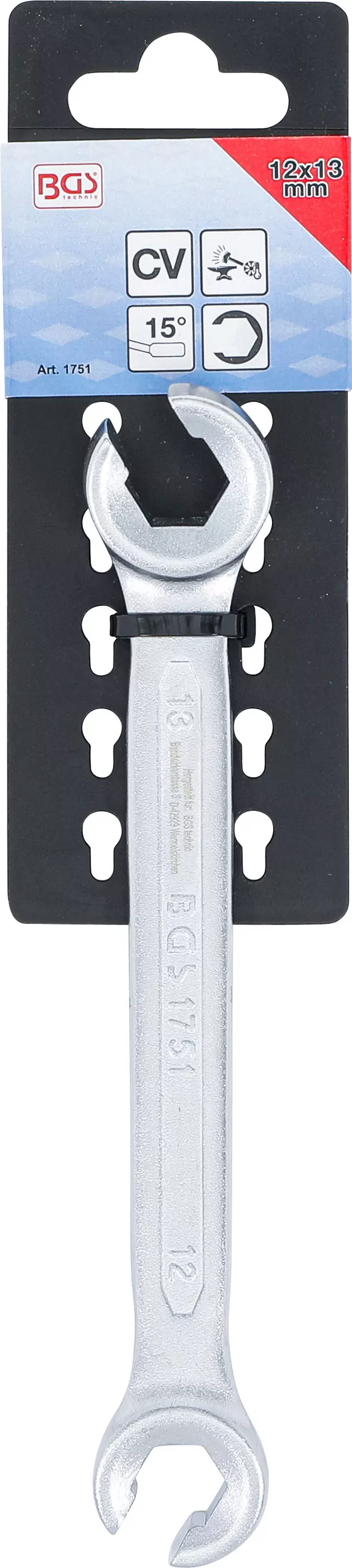 Offener Doppel-Ringschlüssel | SW 12 x 13 mm