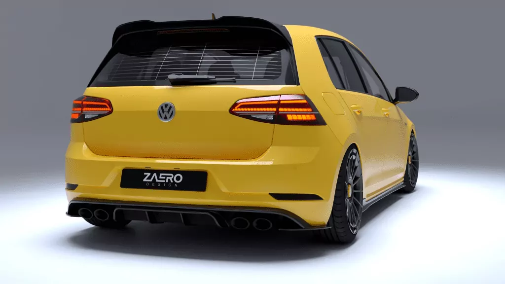 EVO-1 Diffusor für VW Golf 7 R (Facelift)