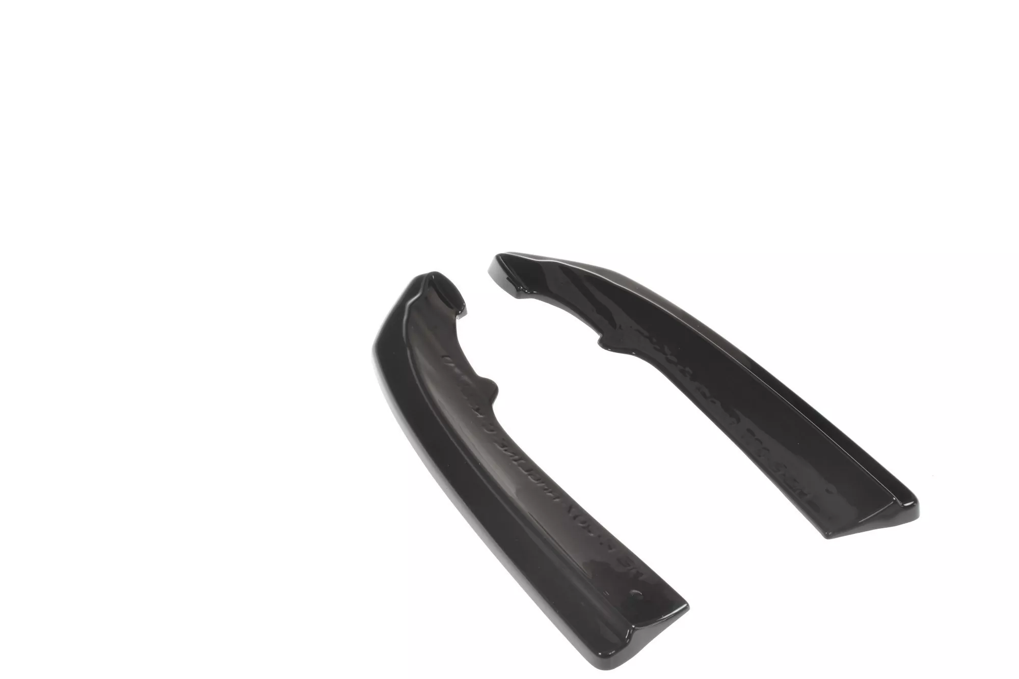 Heck Ansatz Flaps Diffusor Passend Für Diffusor Passend Für Mercedes E-KLASSE W207 COUPE AMG LINE Schwarz Hochglanz Schwarz Hochglanz