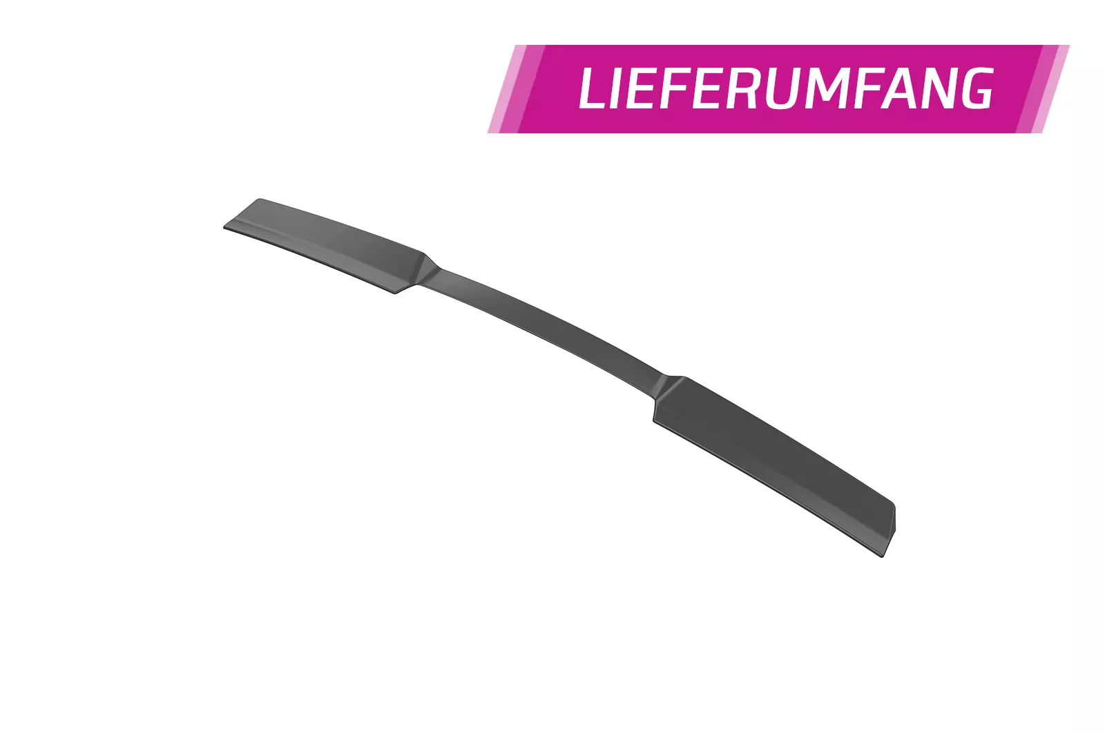 Heckflügel mit ABE für Mercedes-Benz Viano W639 / V639 HF143 Schwarz Strukturiert