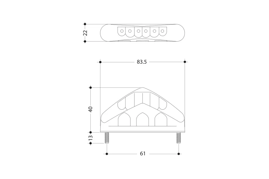 Barracuda Universal-Rücklicht MINI TIGER LED mit Kennzeichenbeleuchtung