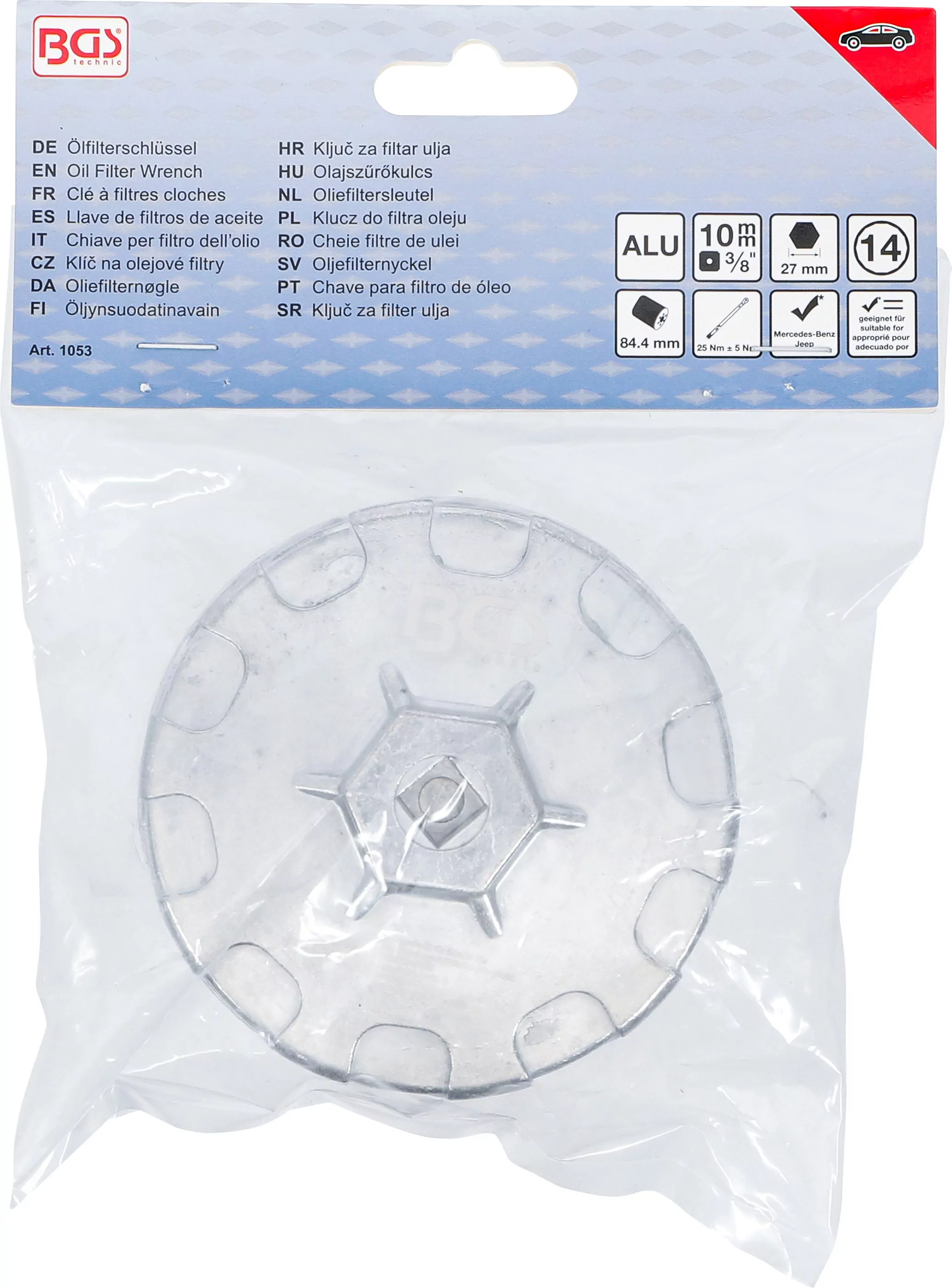 Ölfilterschlüssel | 14-kant | Ø 84,4 mm | für Jeep, Mercedes-Benz, Dodge