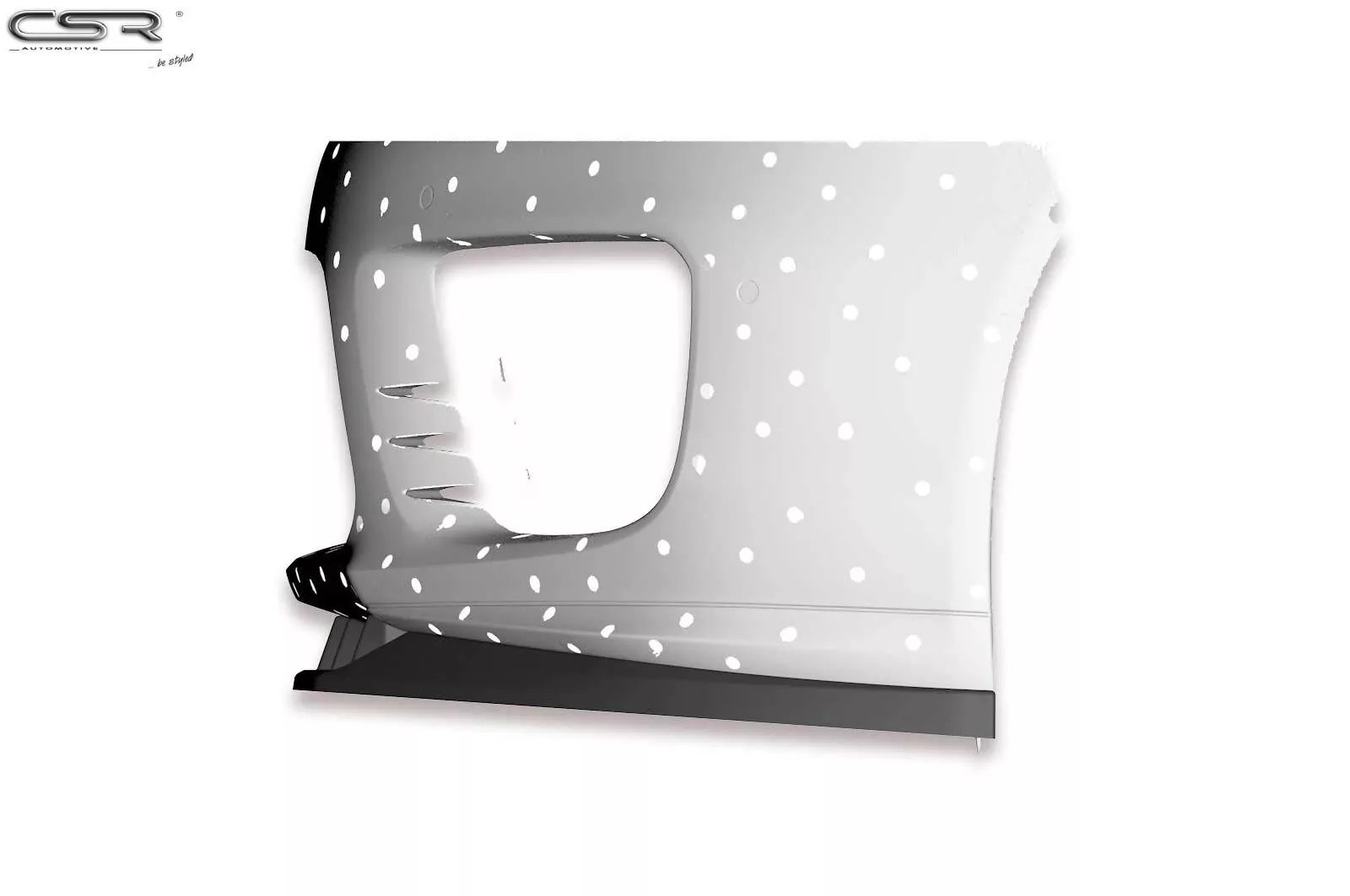 Cup-Spoilerlippe mit ABE für Porsche Panamera 1 GTS/Turbo CSL371-M Carbon Look (matt)