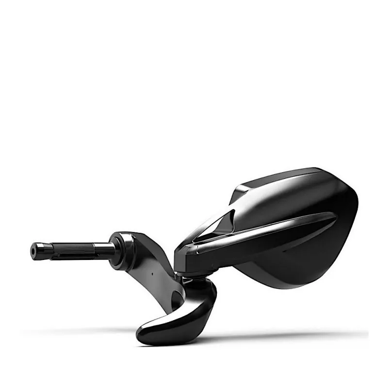 FAR Lenkerendenspiegel "VIPER 7491" | Alu | links B 245 x H 160 | mit Adapter | E-geprüft