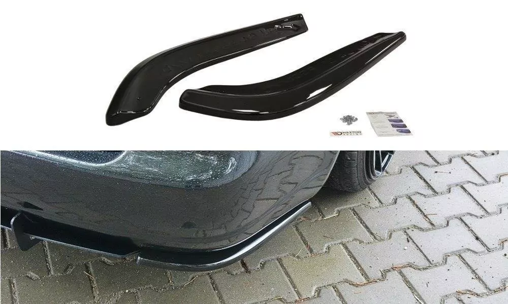 Heck Ansatz Flaps Diffusor Passend Für Diffusor Passend Für AUDI S4 B5 Avant Schwarz Hochglanz Schwarz Hochglanz