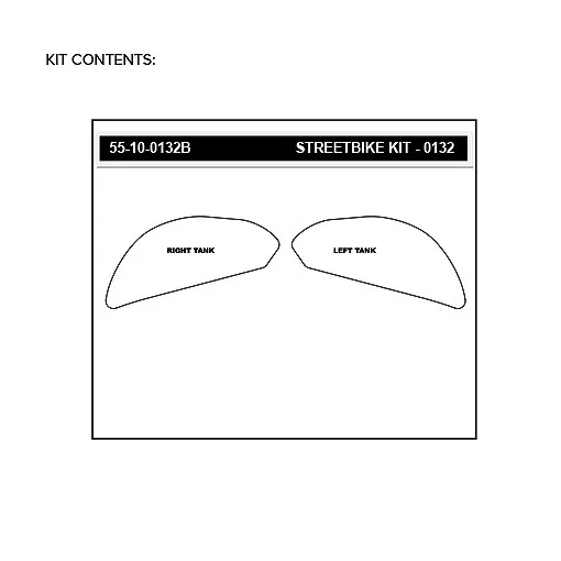 Stompgrip Traction Pad Volcano für Ducati Multistrada 1200 Enduro / PRO 16-18 Schwarz