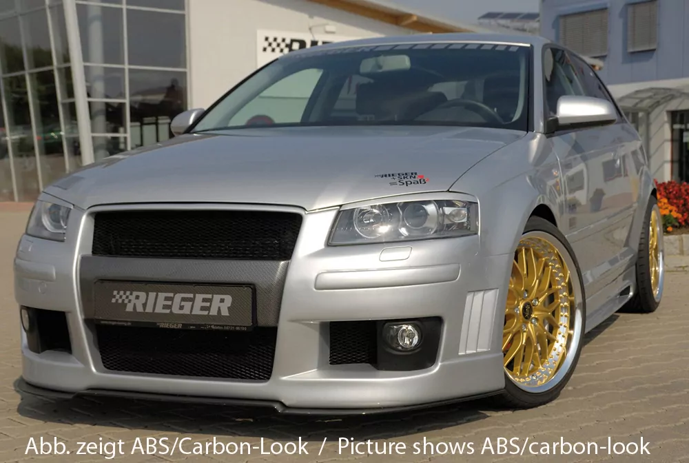 Rieger Spoilerschwert für Audi A3 (8P) | 3-tür. -05.05 (bis Facelift) für Spoilerstoßstange 56702/12/20/31/33