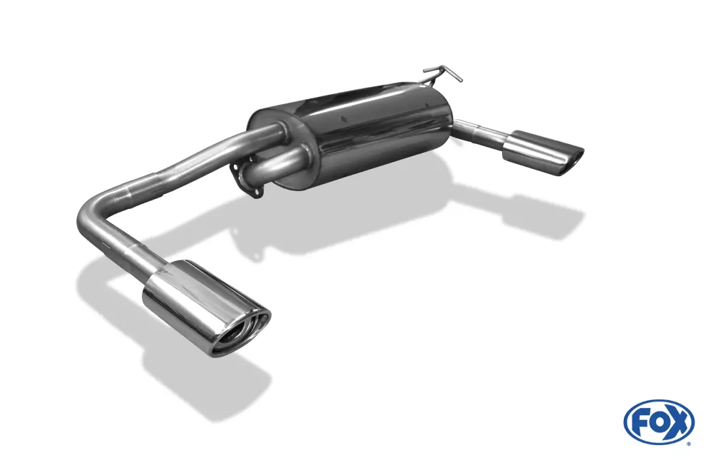 Mitsubishi Outlander 4WD  Endschalldämpfer Ausgang rechts/links - 115x85 Typ 33 rechts/links