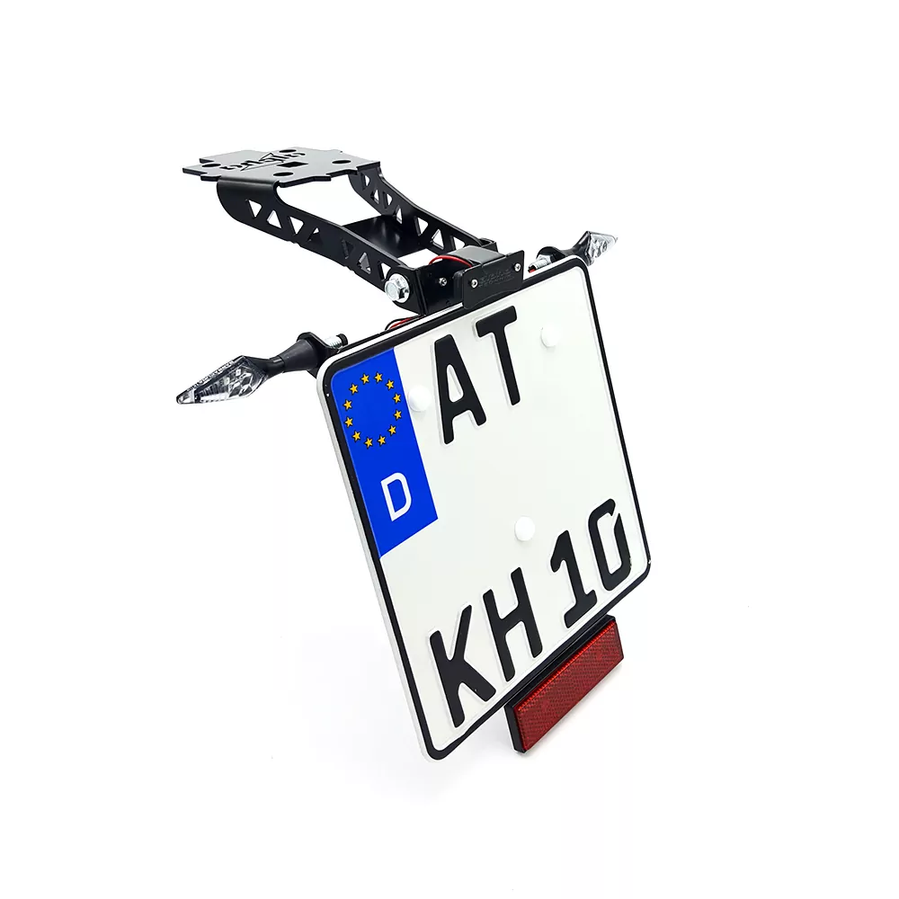 alpha Technik Kennzeichenhalter Suzuki GSX-S750; Typ WC50, WC52; Modelljahr 2017-