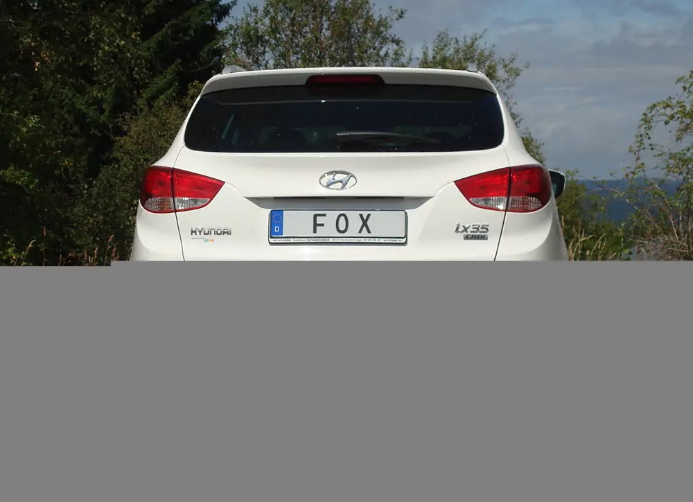 Hyundai ix35 Endrohre für FOX Endschalldämpfer Ausgang rechts/links - 1x100 Typ 12 rechts/links (ohne Bögen)