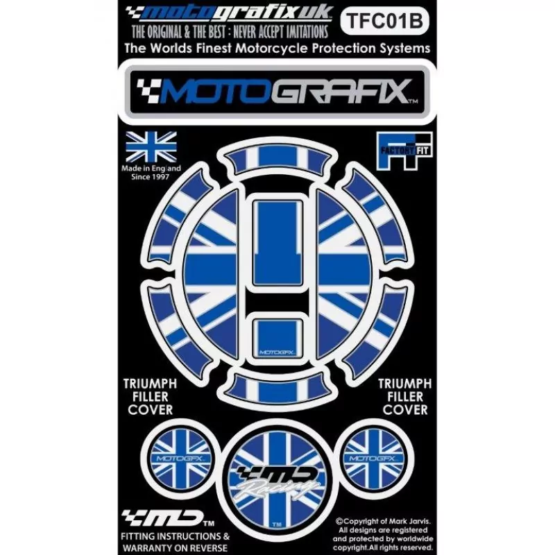 Motografix Tankdeckel Protektor Triumph Modelle TFC01B