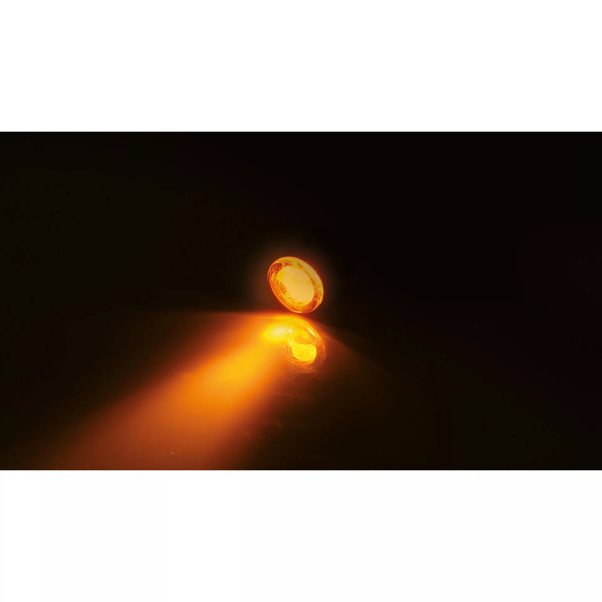 HIGHSIDER Pro Proton One LED Blinker Gehäuse Schwarz / Linse Rauchgrau (Paar), Vorn & Hinten