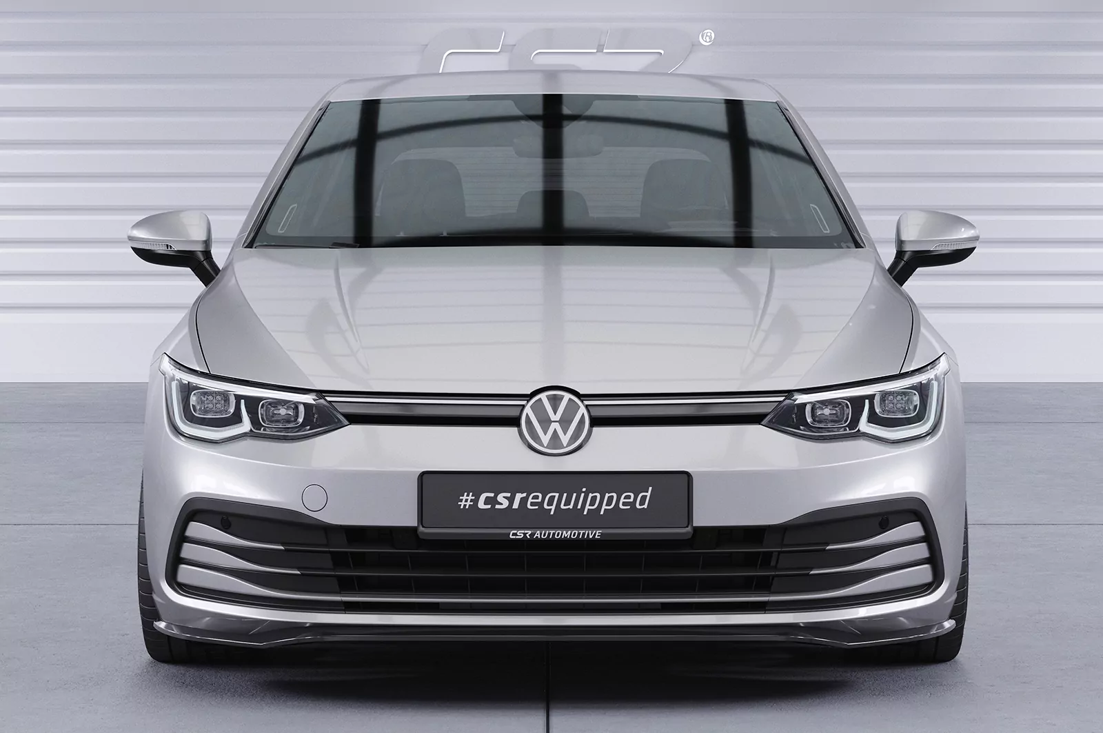 Cup-Spoilerlippe mit ABE für VW Golf 8 (Typ CD) CSL428 Strukturiert (schwarz matt)