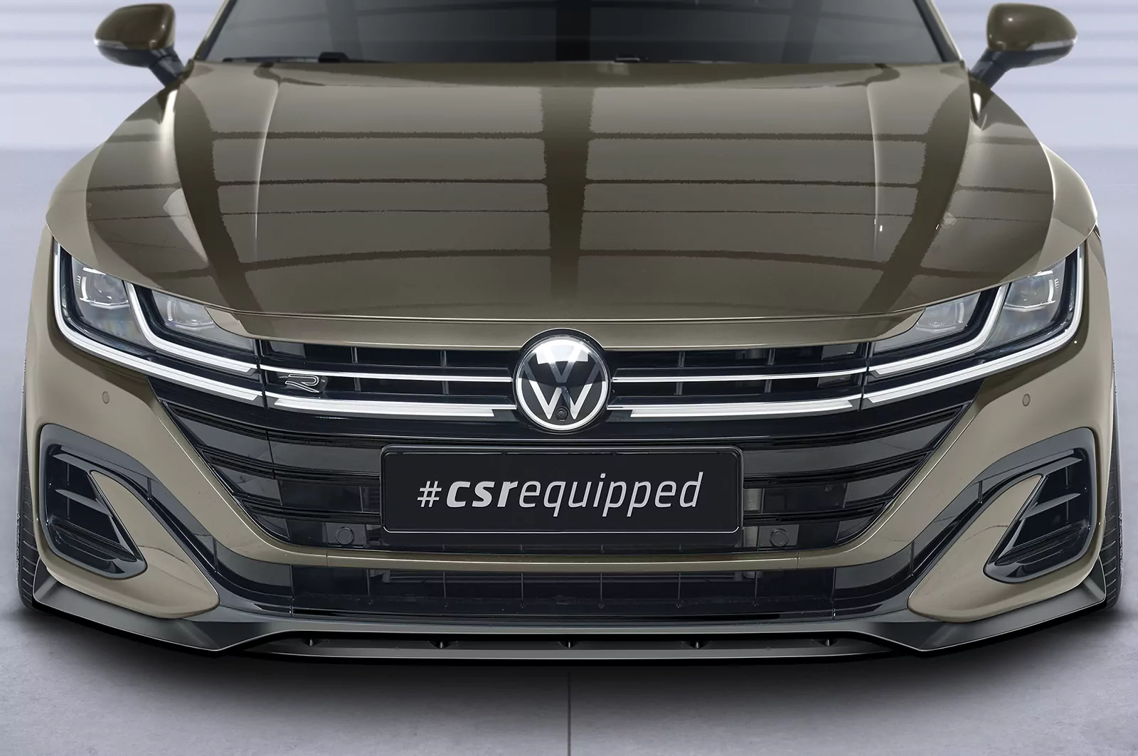 Cup-Spoilerlippe mit ABE für VW Arteon CSL692 Schwarz Strukturiert