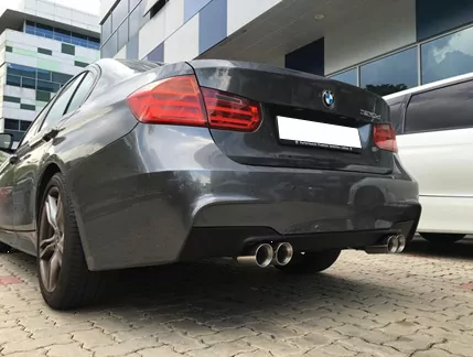 BMW F30/31 - 316d/318d/320d M-Paket  Endschalldämpfer quer Ausgang rechts/links - 2x80 Typ 16 rechts/links