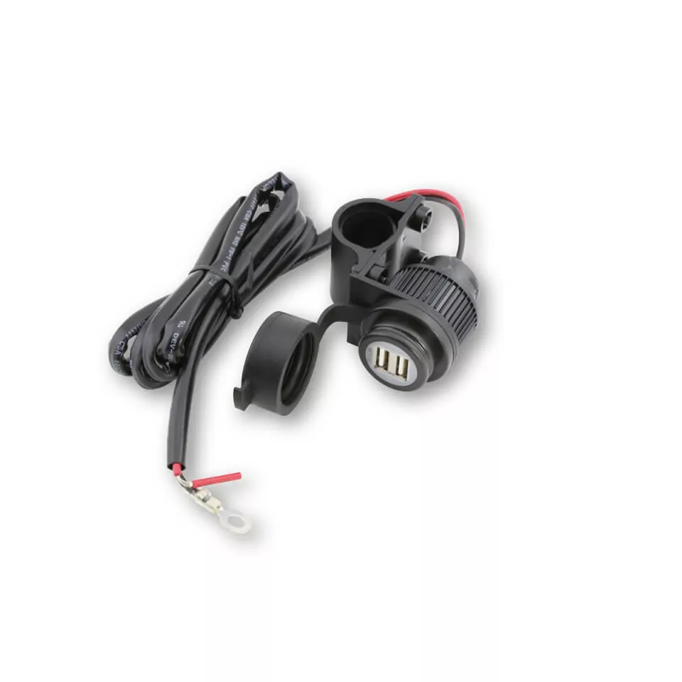 HIGHSIDER smart 2-fach USB-Steckdose auch Für iPhone, 12V, 3,3A