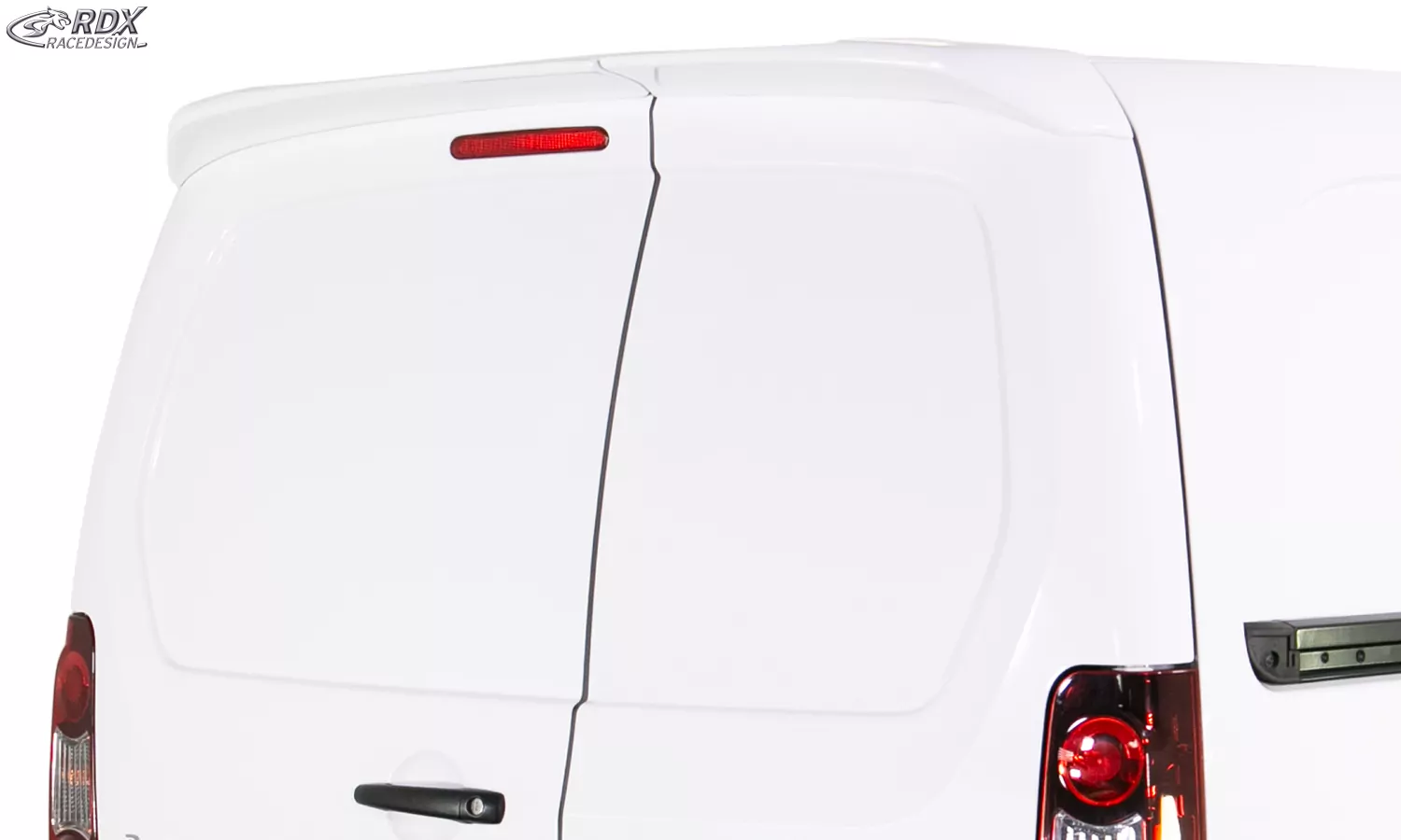 RDX Heckspoiler für CITROEN Berlingo, PEUGEOT Partner & Rifter, OPEL Combo, TOYOTA ProAce City mit Flügeltüren Dachspoiler Spoiler Flügeltürer