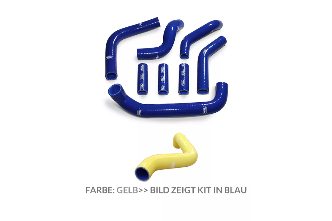 SAMCO SPORT Silikonschlauch Kit gelb für Suzuki GSXR750W GSXR1100W Modelljahr 1992-1998