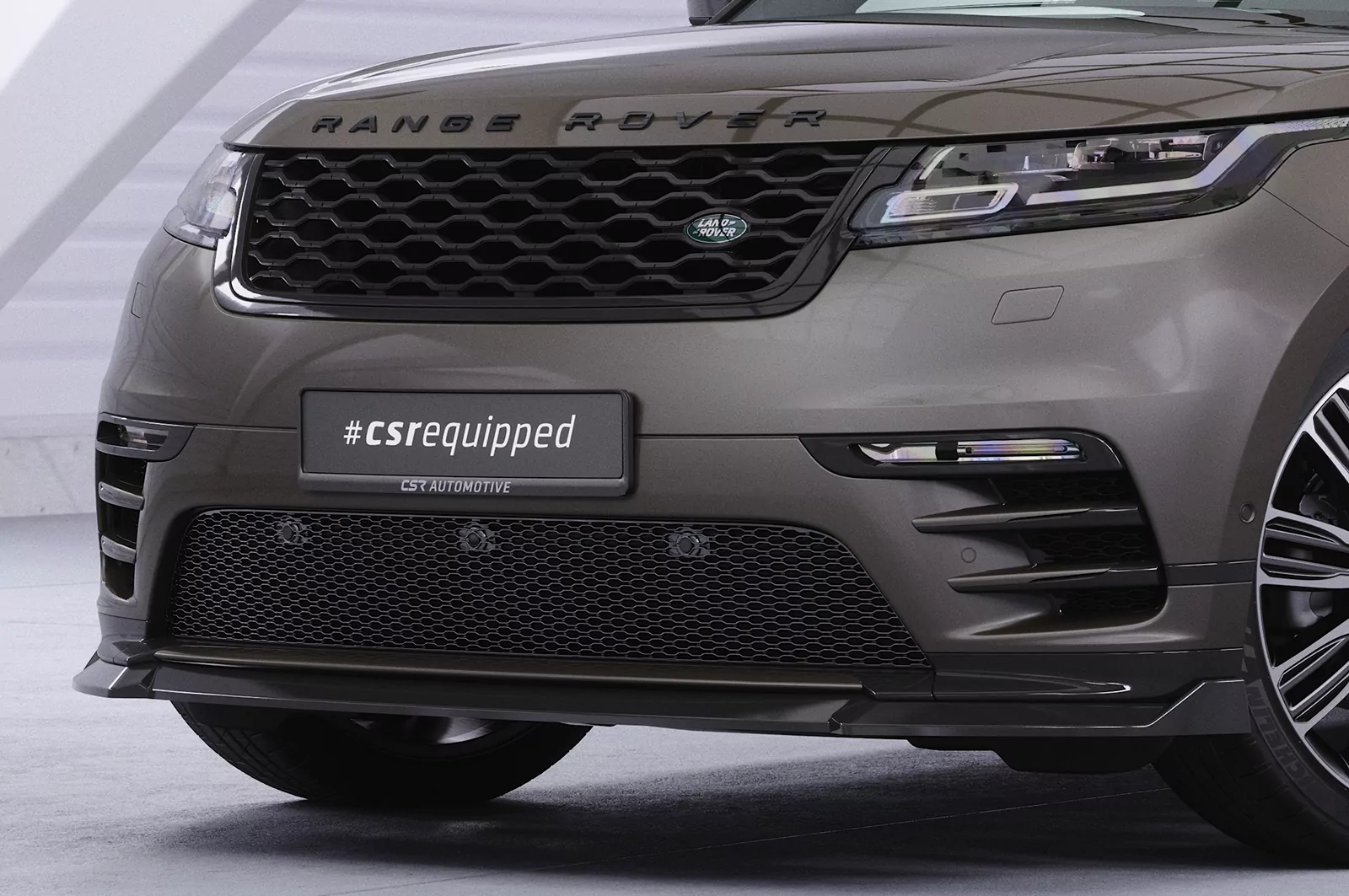 Cup-Spoilerlippe mit ABE für Land Rover Range Rover Velar (L560) CSL760 Schwarz Strukturiert