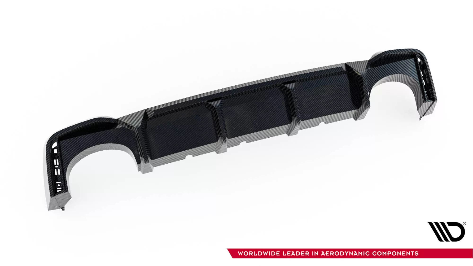 Prepreg Carbon Fiber Diffusor Heck Ansatz Für Audi RS6 C8 (version Mitout Towbar)