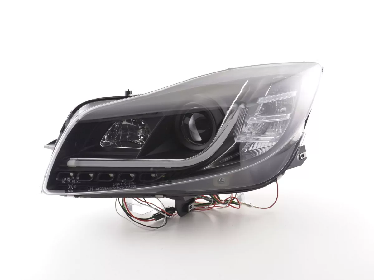 Scheinwerfer Set Daylight LED Tagfahrlicht Opel Insignia  08-13 schwarz