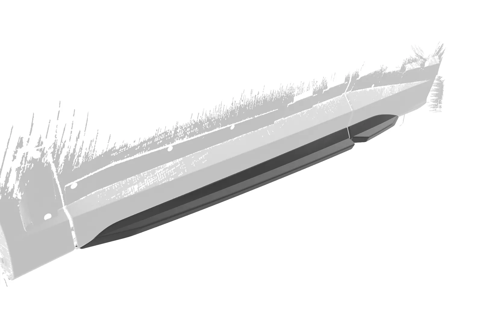 Seitenschweller für Hyundai Tucson 4 (NX4) N-Line SS570 Schwarz Strukturiert