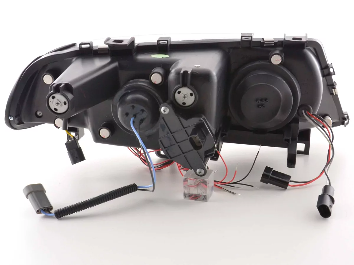 Scheinwerfer Set BMW 3er E46 Coupe/Cabrio Bj. 98-02 schwarz