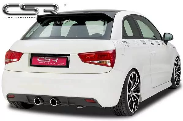 Endschalldämpfer mit Endrohren R32 Look für Audi A1 VW Polo 5 Typ 6R ESD105