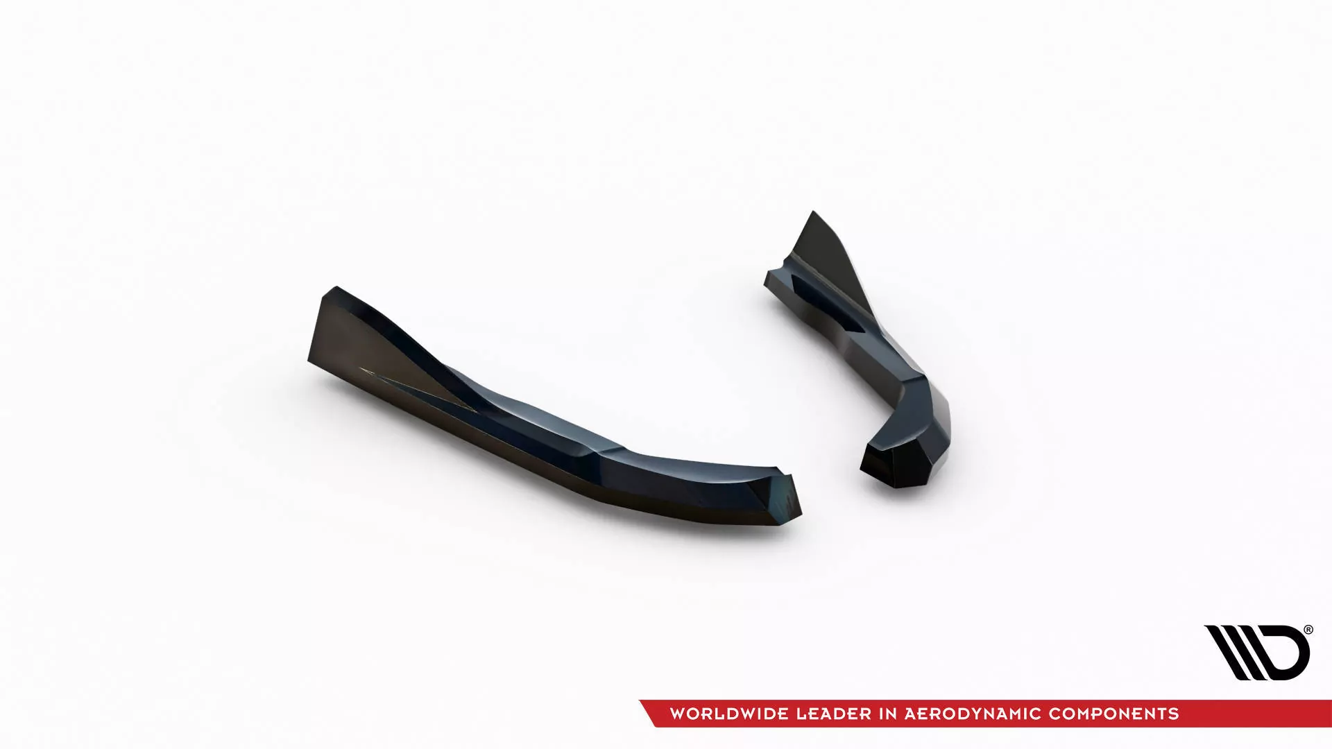 Heck Ansatz Flaps Diffusor V.2 Für BMW 2 Coupe G42 Schwarz Hochglanz