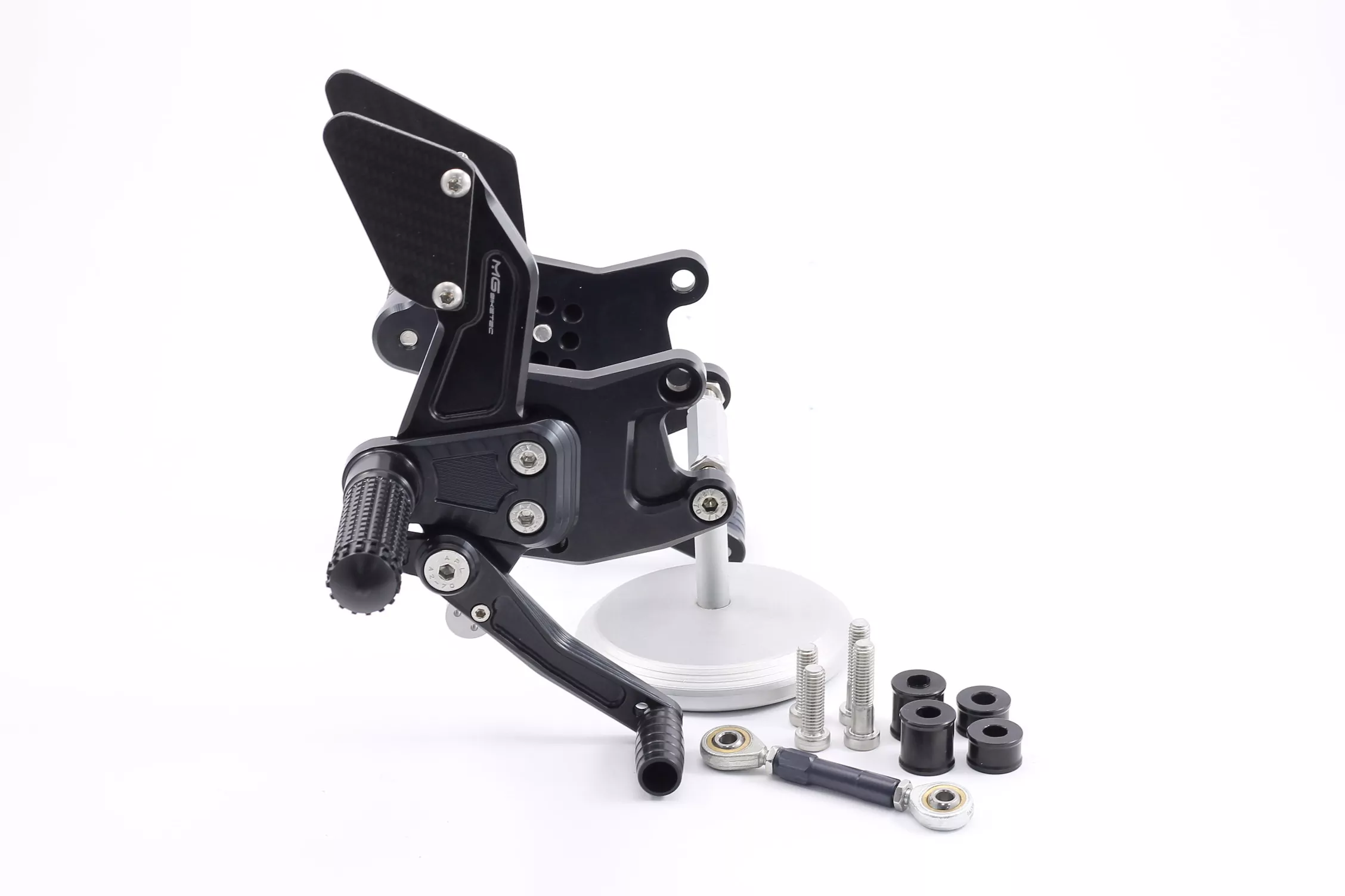 MG Biketec Sportfussrastenanlage / Rastenanlage / Fußrastenanlage mit ABE, gültig in D - A - CH für KTM 1190 RC8 ab 2008