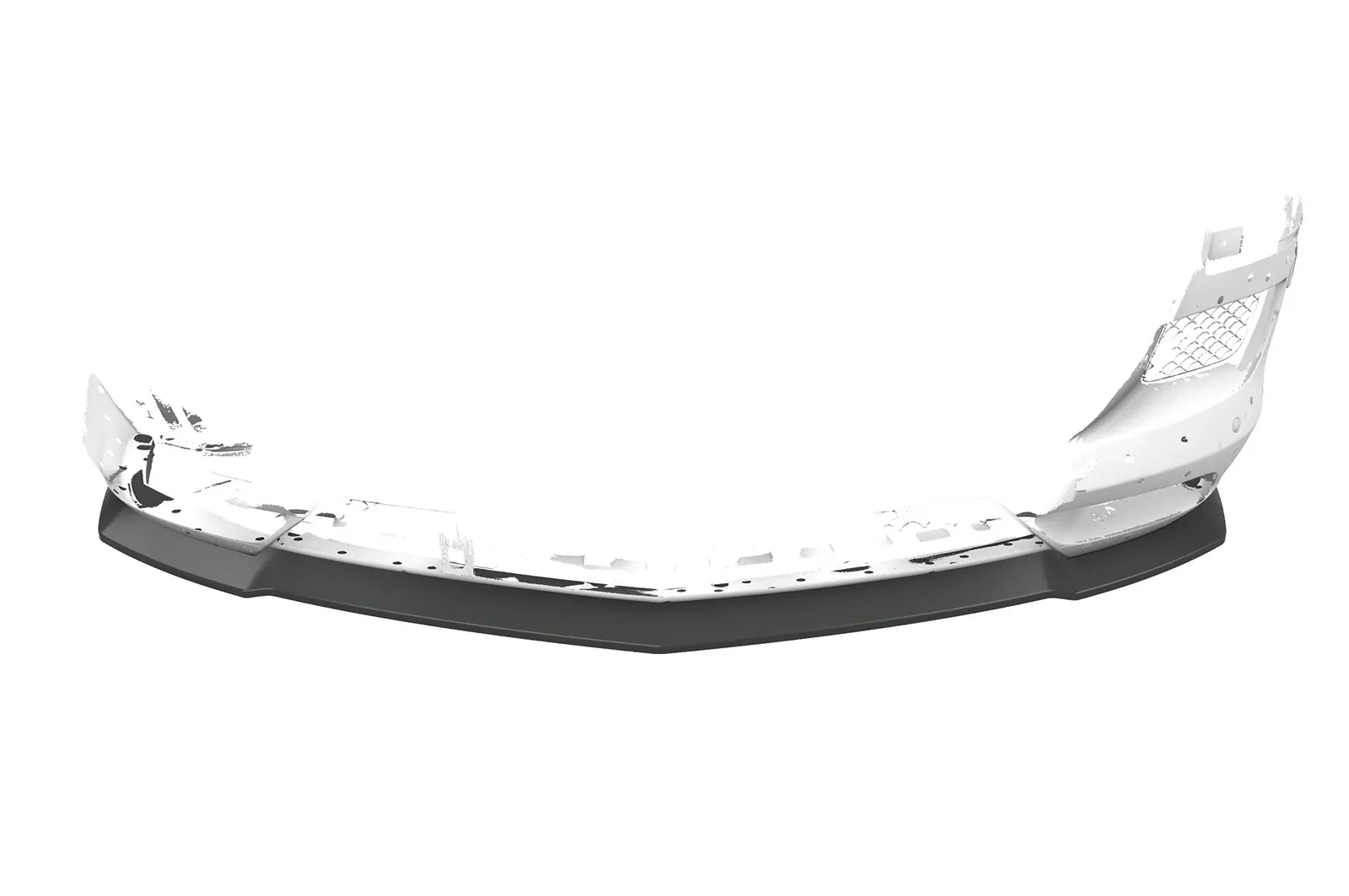 Cup-Spoilerlippe mit ABE für Mercedes Benz SLS AMG (197) CSL462-M Carbon Look (matt)