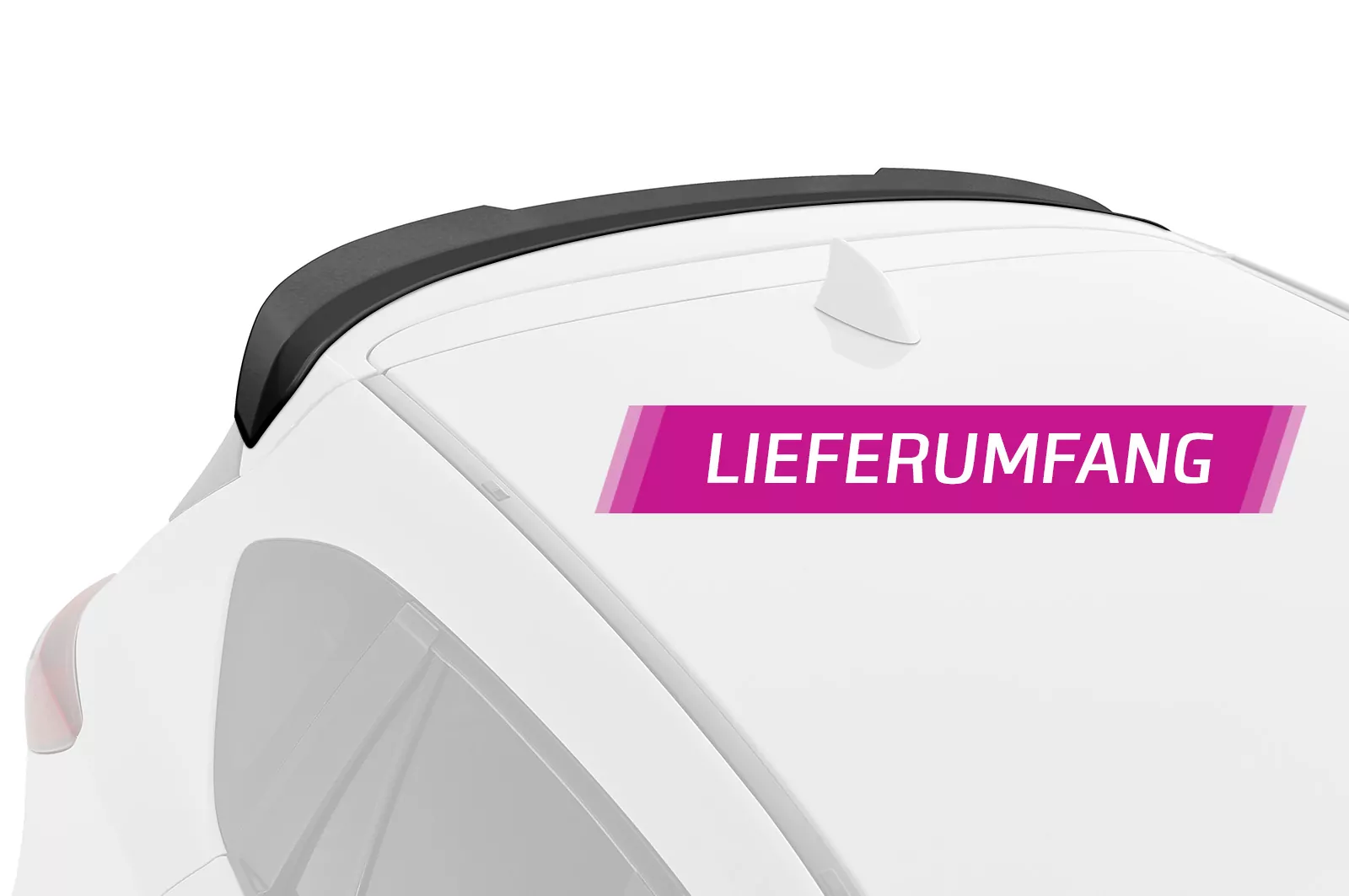 Heckflügel mit ABE für Mazda CX-5 (KE) HF698-M Carbon Look (matt)