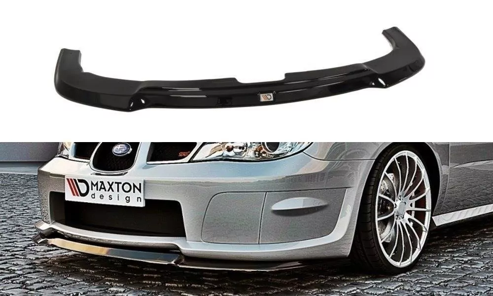 Front Ansatz Passend Für Passend Für Subaru Impreza WRX STI (HAWKEYE) Schwarz Hochglanz Schwarz Hochglanz