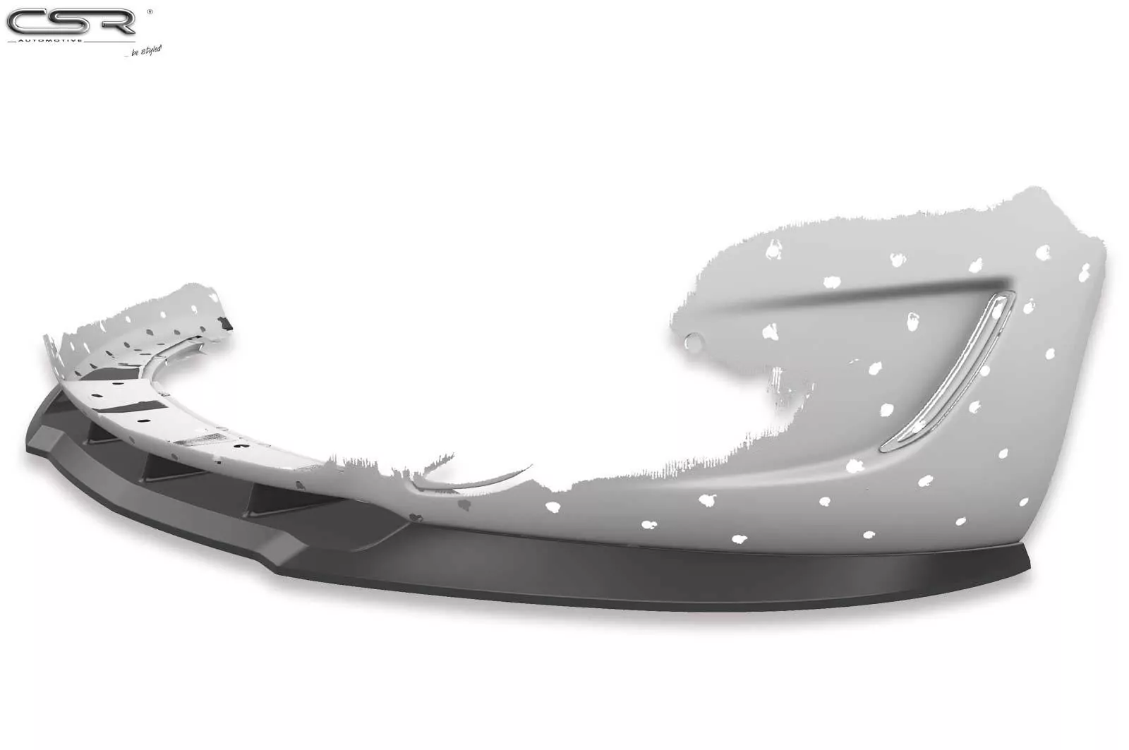 Cup-Spoilerlippe mit ABE für Opel Insignia A OPC Facelift CSL109-M Carbon Look (matt)