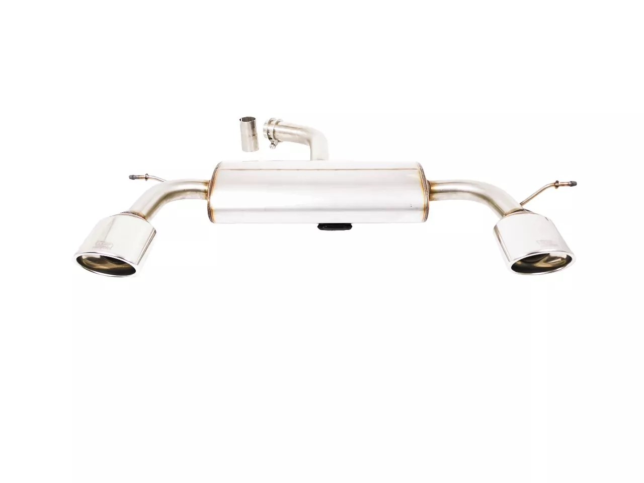 Ulter Sportauspuff für Volkswagen Scirocco III 2008-2013 2 Duplex Endrohre oval 120×80