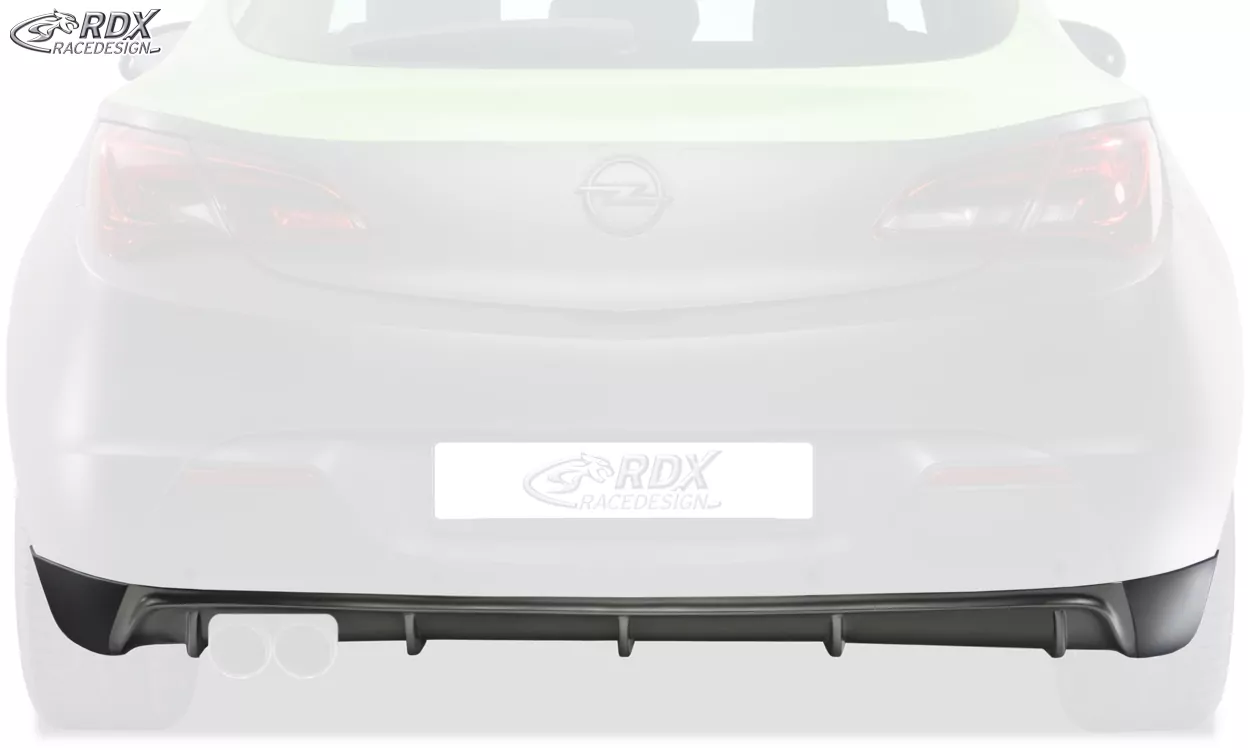 RDX Heckansatz für OPEL Astra J GTC Diffusor Heckblende Heckdiffusor