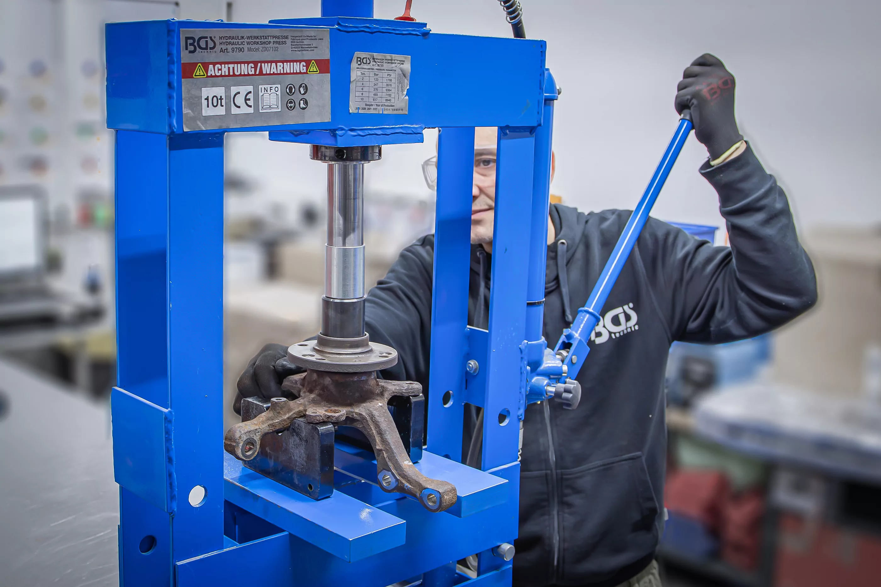 Hydraulik-Werkstattpresse | 10 t