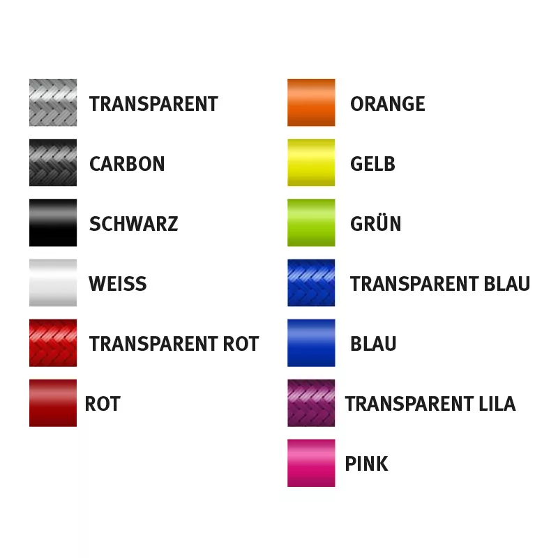 HEL Stahlflexleitung vorne und hinten Verlegeart OEM für Yamaha Niken 2018 - 2020 Edelstahl