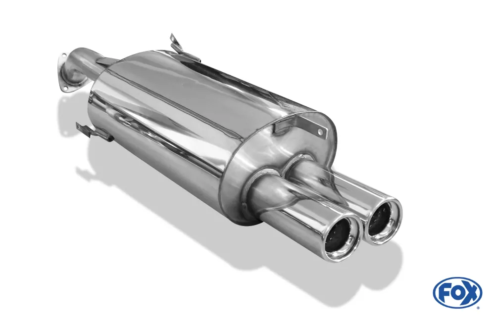 Volvo V40/ S40  Endschalldämpfer - 2x80 Typ 13