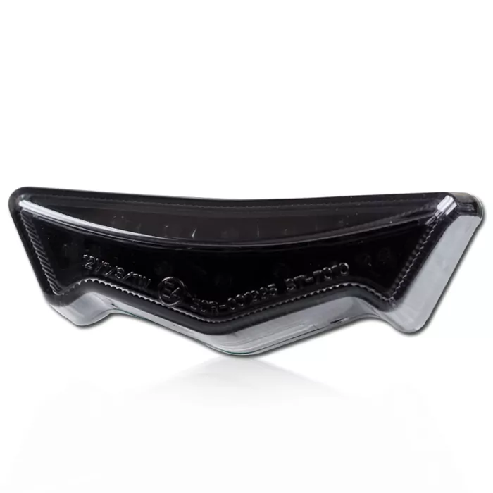 LED-Rücklicht "Joker" mit KZB | getönt | E-geprüft B 90 x  H 30 x T 27mm | Kabellänge ca.19mm