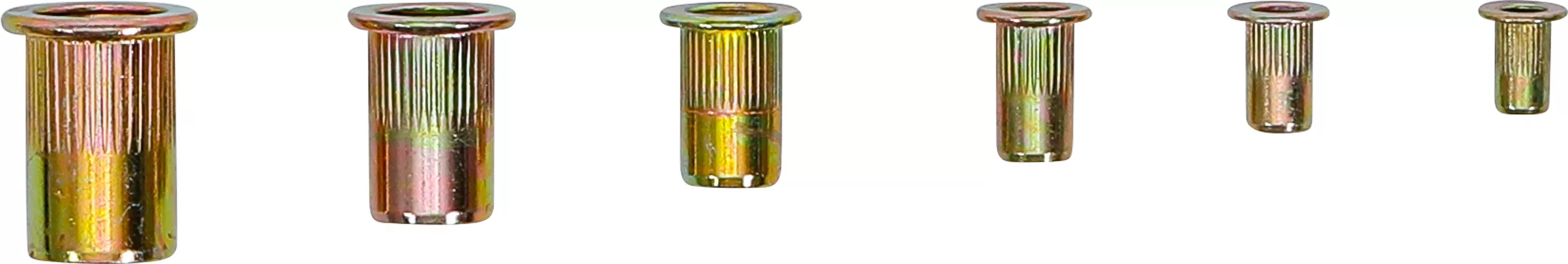 Nietmuttern-Sortiment | verzinkter Stahl | 150-tlg.